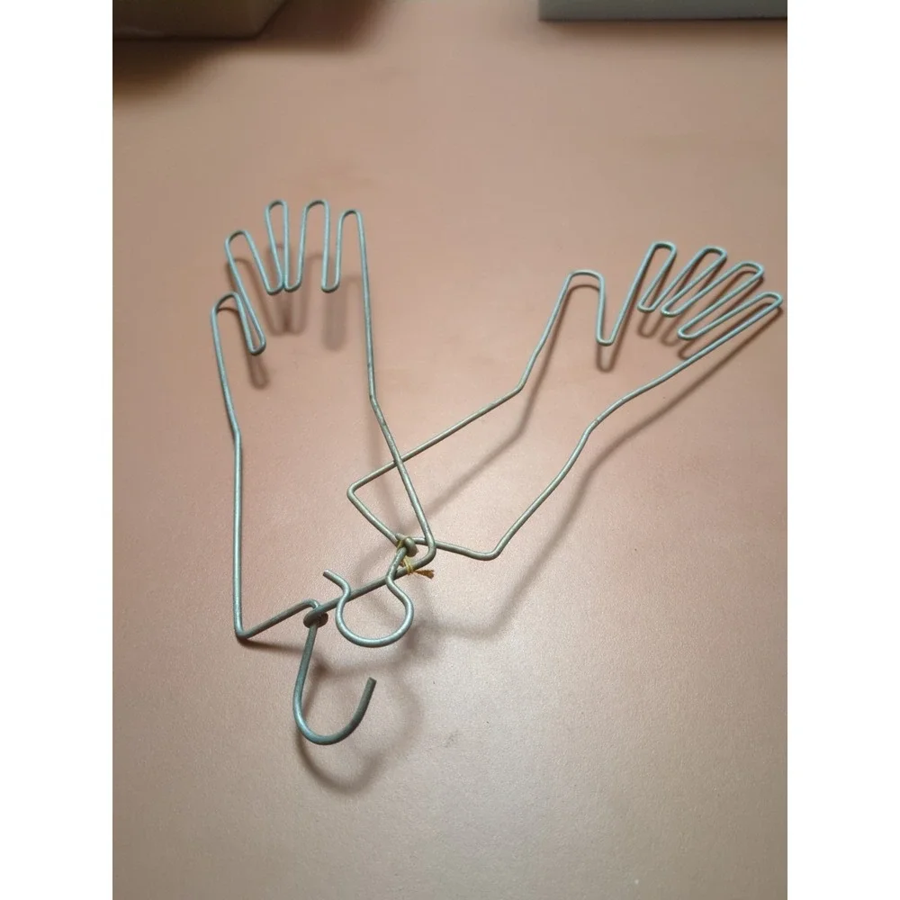 Vintage Metal Glove Hanger Department Store Display Advertising Cool Decor
